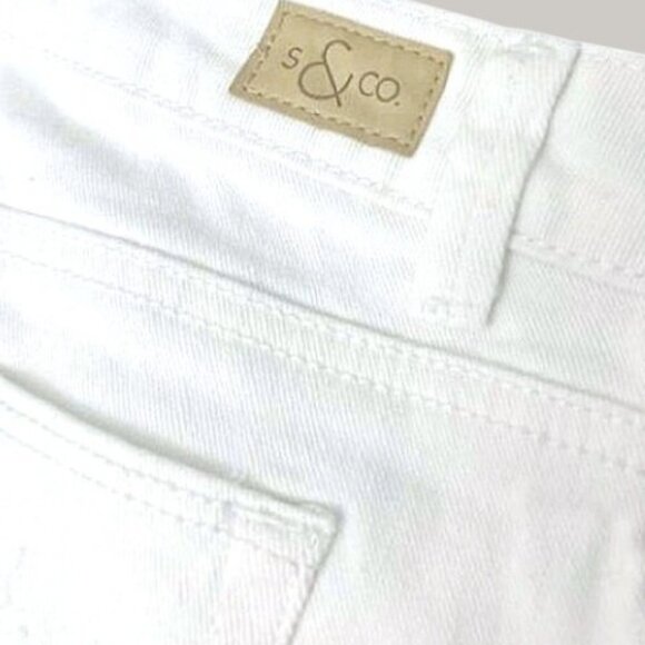 S & Co. White Skinny Jeans Size 14 – Pristine, Polished, Modern‎ Fit - Picture 4 of 9